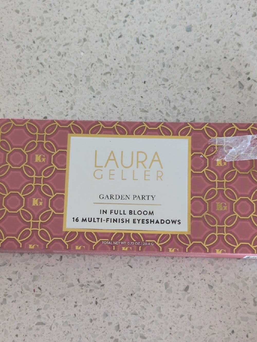 LAURA GELLER Garden Party In Full Bloom Eyeshadow Palette - Pink & Gold Accents
